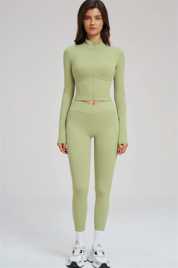 The Sizzle Zip Jacket Leggings 2-Piece Set