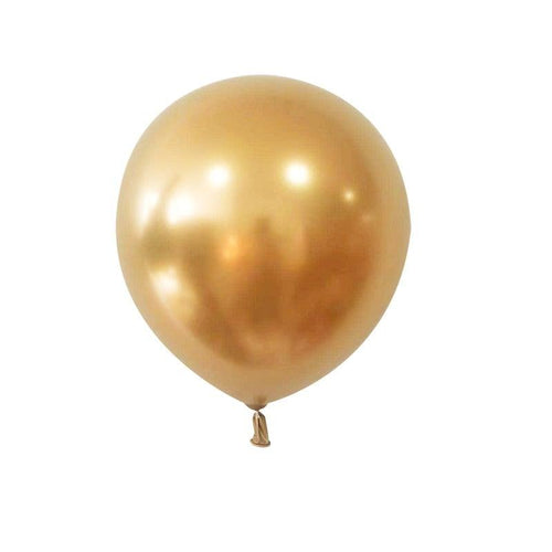 125pcs White Gold Chrome Metallic Latex Balloons for Wedding Birthday Christmas Party Decor Bridal Showers Baby Showers Luxury Party Birthday Wedding Ballon Decoration