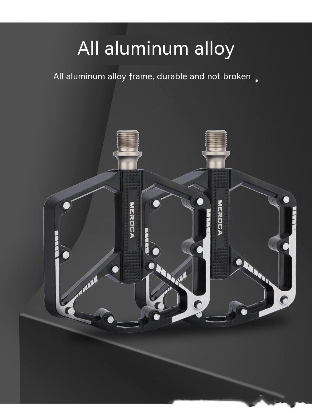Bicycle Pedal Non-Slip  Bike Pedals Aluminum Alloy Flat Platform Applicable Waterproof Cycling Accessories Bike Pedals Road Bicycle Pedals Cleats Set Clipless Pedals Compatible With Road Bikes