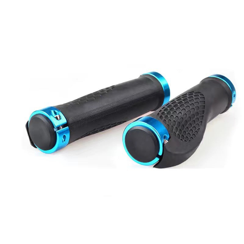Bicycle Grip Handlebar End Cap Aluminium Alloy Lock Mountain Handle Bar Grip Bike Anti-Skid Rubber Bicycle Skid-Proof Grips New Generation Bike Handlebar Grip Soft Gel Inserts Shock Resistance Ergonomics Comfort Design