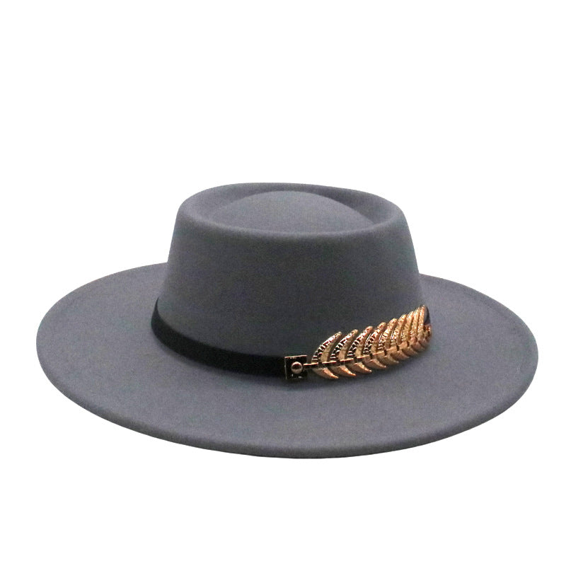 Autumn Winter Women Men  Vintage Fedora Women's Foldable Short Brim  Floppy Hat Gentleman Elegant Warm Hats Lady Party Luxury Caps Classic Summer Beach Sun Hat