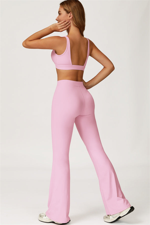 The Axis Sports Bra Flared Leggings 2-Piece Set