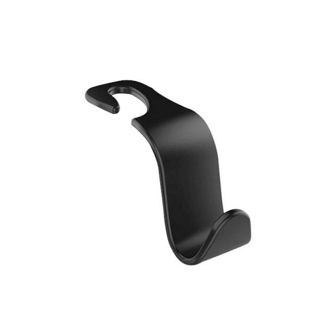 1/2pcs Universal Car Seat Back Hook Bag Hanger Car Accessories Interior Car Vehicle Headrest Hooks  Portable Holder Storage for Car Purse Cloth Decoration Durable Back Seat Hangers with Easy Install Design Portable Organizer Holder for Handbag Purse Cloth