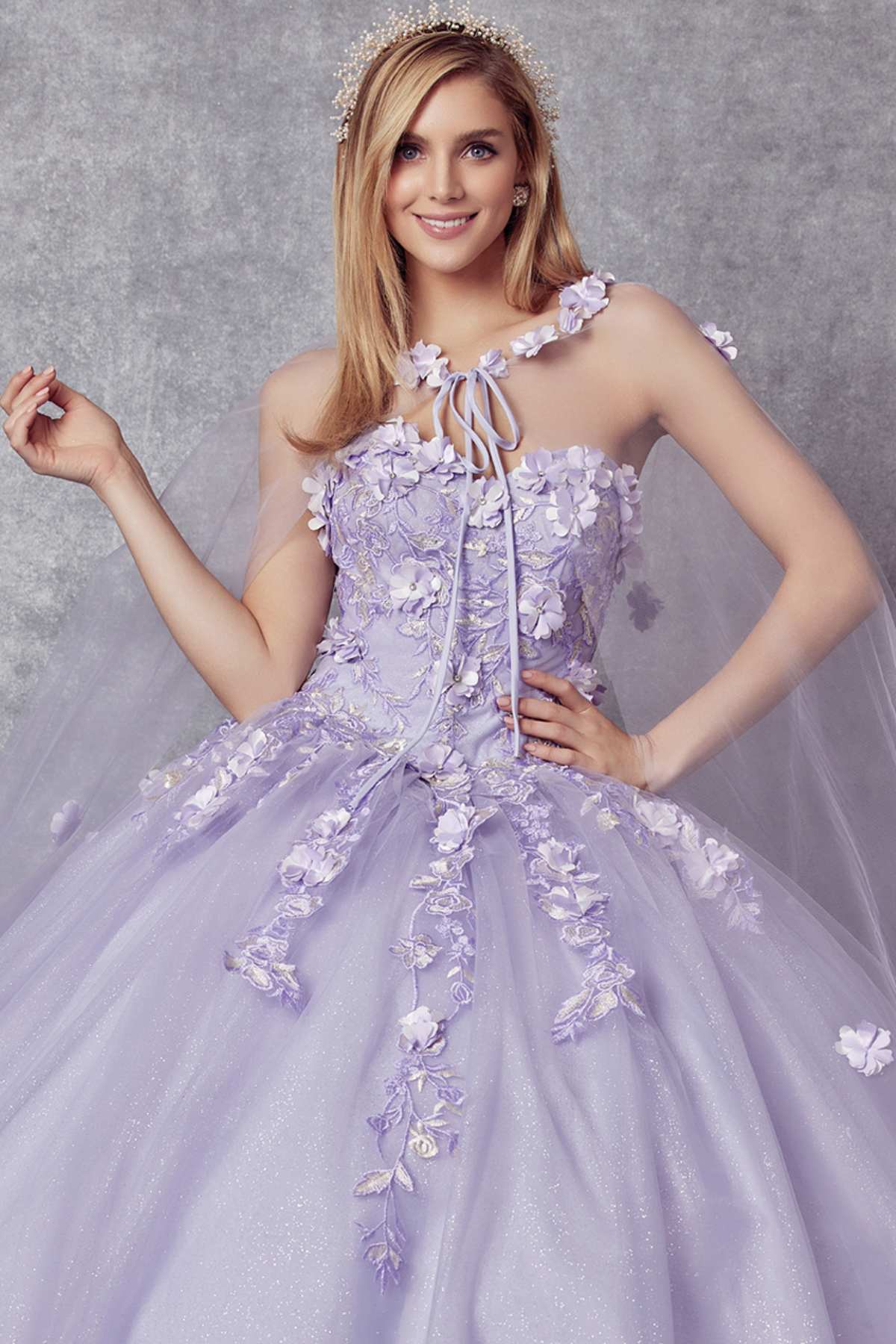 Juliet 1435 A-Line Ball Quinceanera Gown