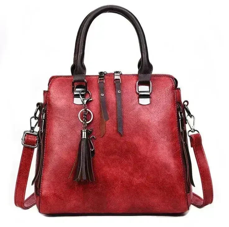Single Shoulder Solid Color Wild Women's Messenger Bag