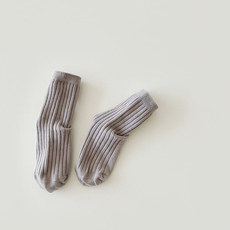 Baby Toddler Cotton Solid Color Short Newborn Casual Comfortable Socks For Kids Boys And Girl