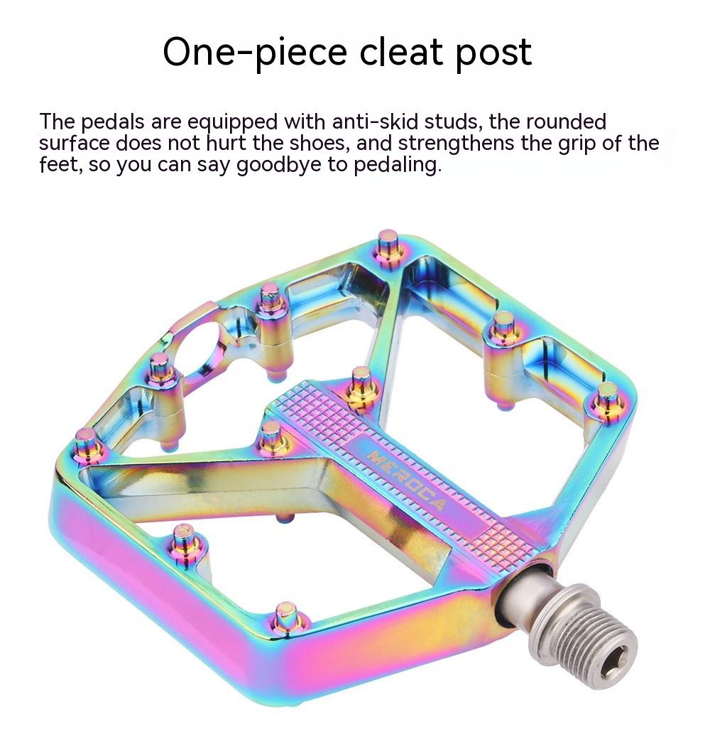 Bicycle Pedal Non-Slip  Bike Pedals Aluminum Alloy Flat Platform Applicable Waterproof Cycling Accessories Bike Pedals Road Bicycle Pedals Cleats Set Clipless Pedals Compatible With Road Bikes