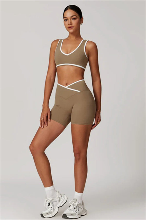 The Stamina Sports Bra Shorts 2-Piece Set