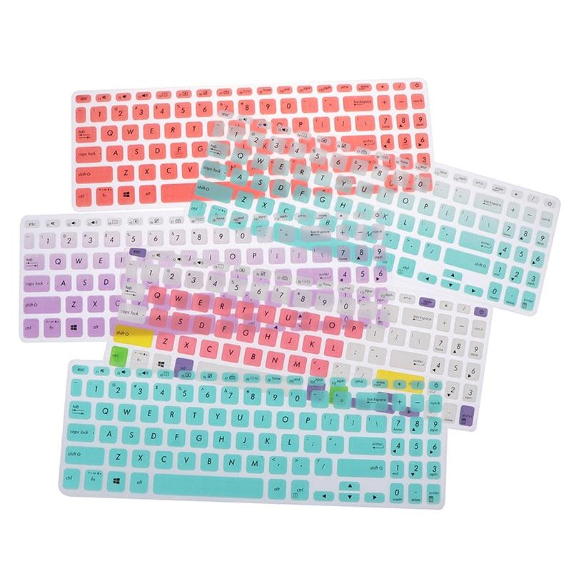 15.6 inch Notebook Laptop Keyboard Cover Protector Keyboard Skin Protector For Gaming Lovers Perfect Fit Silicone Skin Keyboard Covers For Laptops