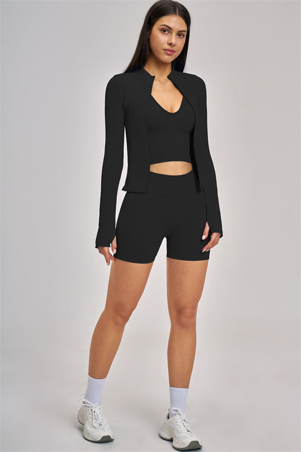 The Vision Jacket Tank Top Shorts 3-Piece Set