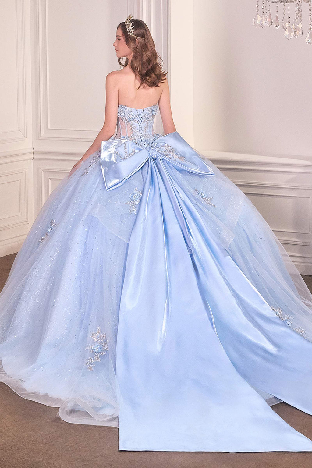 Ladivine 15726 Strapless Sweetheart Quinceanera Ball Gown