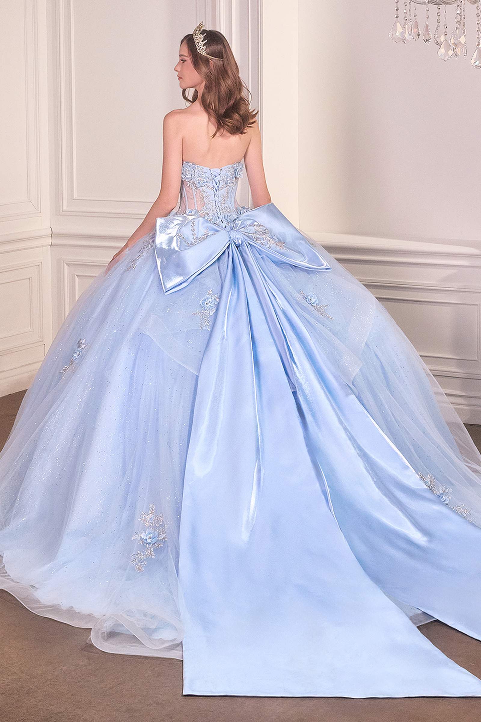 Ladivine 15726 Strapless Sweetheart Quinceanera Ball Gown