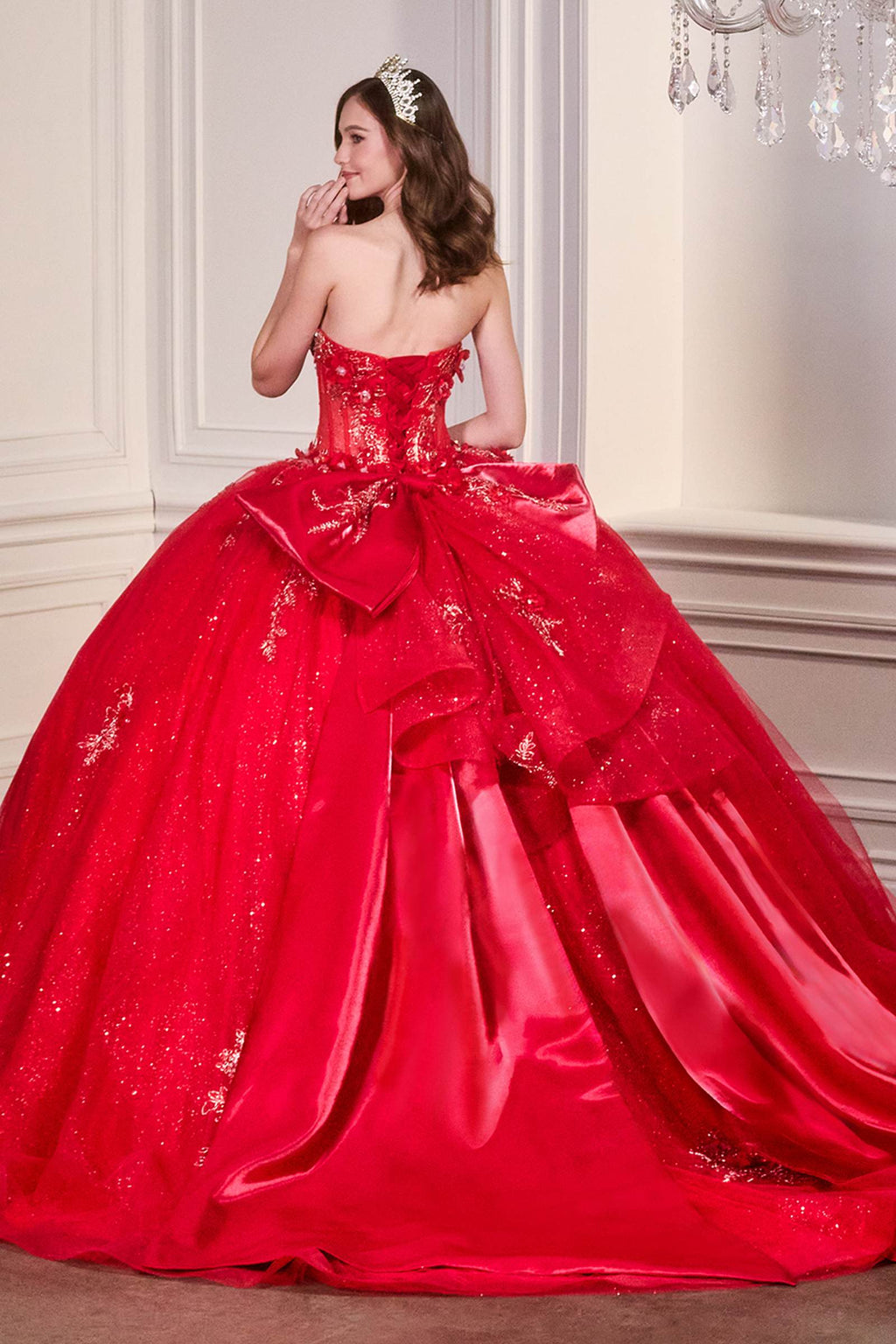 Ladivine 15726 Strapless Sweetheart Quinceanera Ball Gown