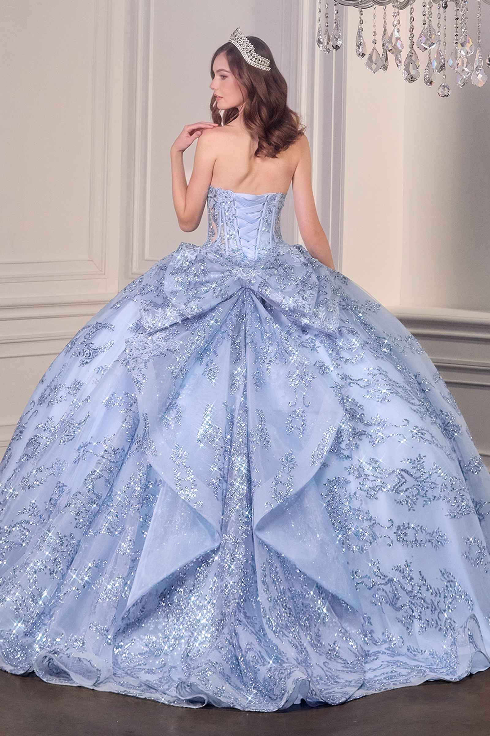Ladivine 15732 Fairytale Strapless Sweetheart Cinderella Quinceanera Ball Gown