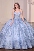 Ladivine 15732 Fairytale Strapless Sweetheart Cinderella Quinceanera Ball Gown