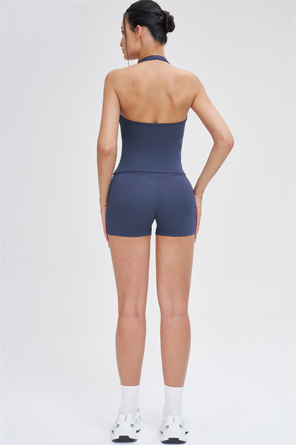 The Stride Crop Top Isabella Shorts 2-Piece Set