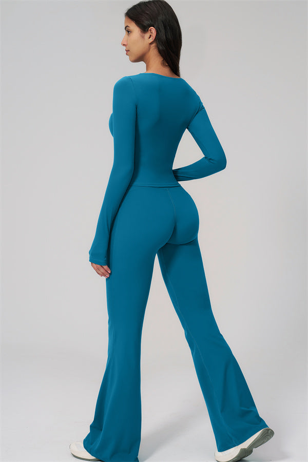 The Rapture Long Sleeve T-shirt Flared Leggings 2-Piece Set