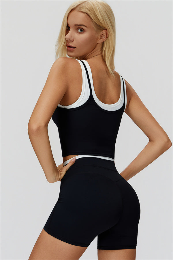 The Canyon Crop Tank Shorts 2-Piece Set