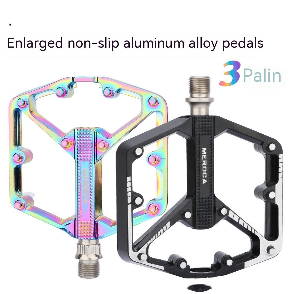 Bicycle Pedal Non-Slip  Bike Pedals Aluminum Alloy Flat Platform Applicable Waterproof Cycling Accessories Bike Pedals Road Bicycle Pedals Cleats Set Clipless Pedals Compatible With Road Bikes