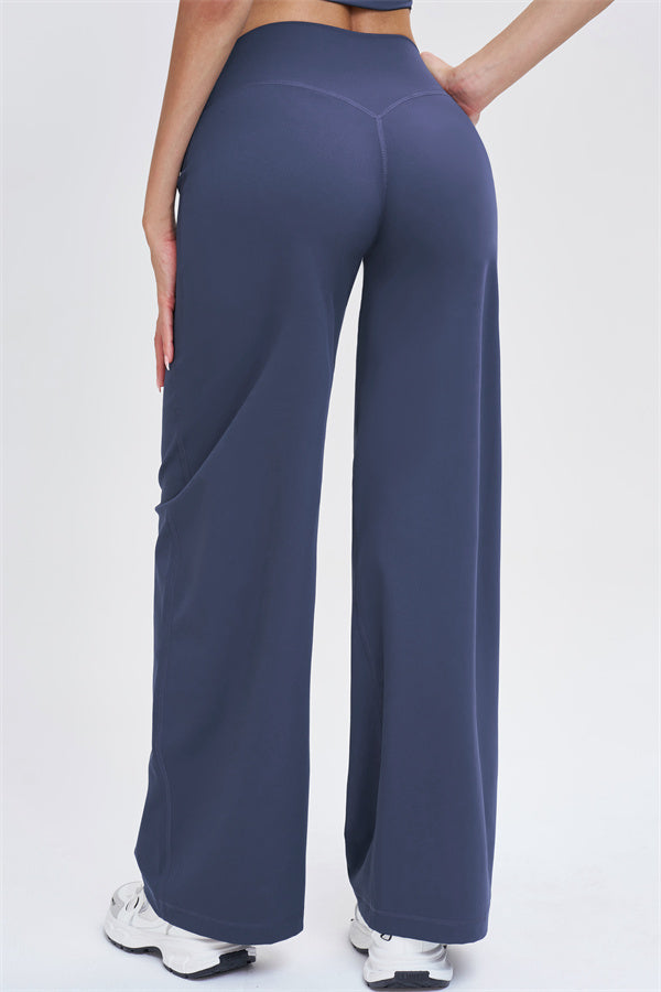 The Stride Crop Top Straight Leg Pants 2-Piece Set