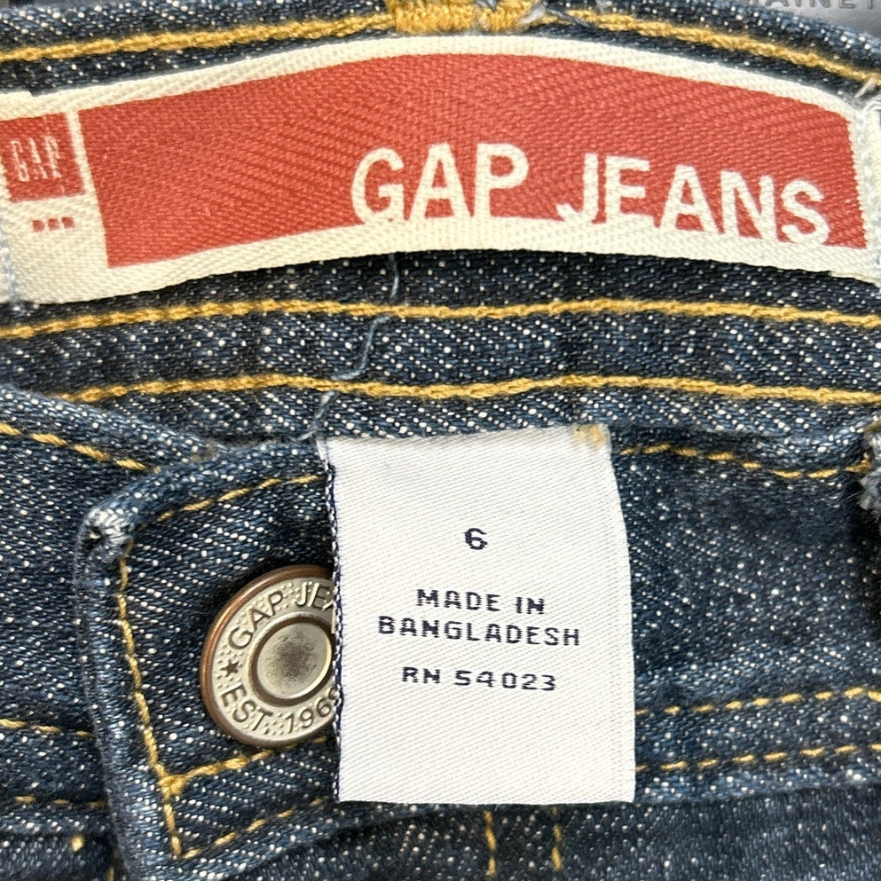 2008 Gap Jeans Womens Size 6 Stretch Cotton Dark Wash Denim Jean Pencil Skirt