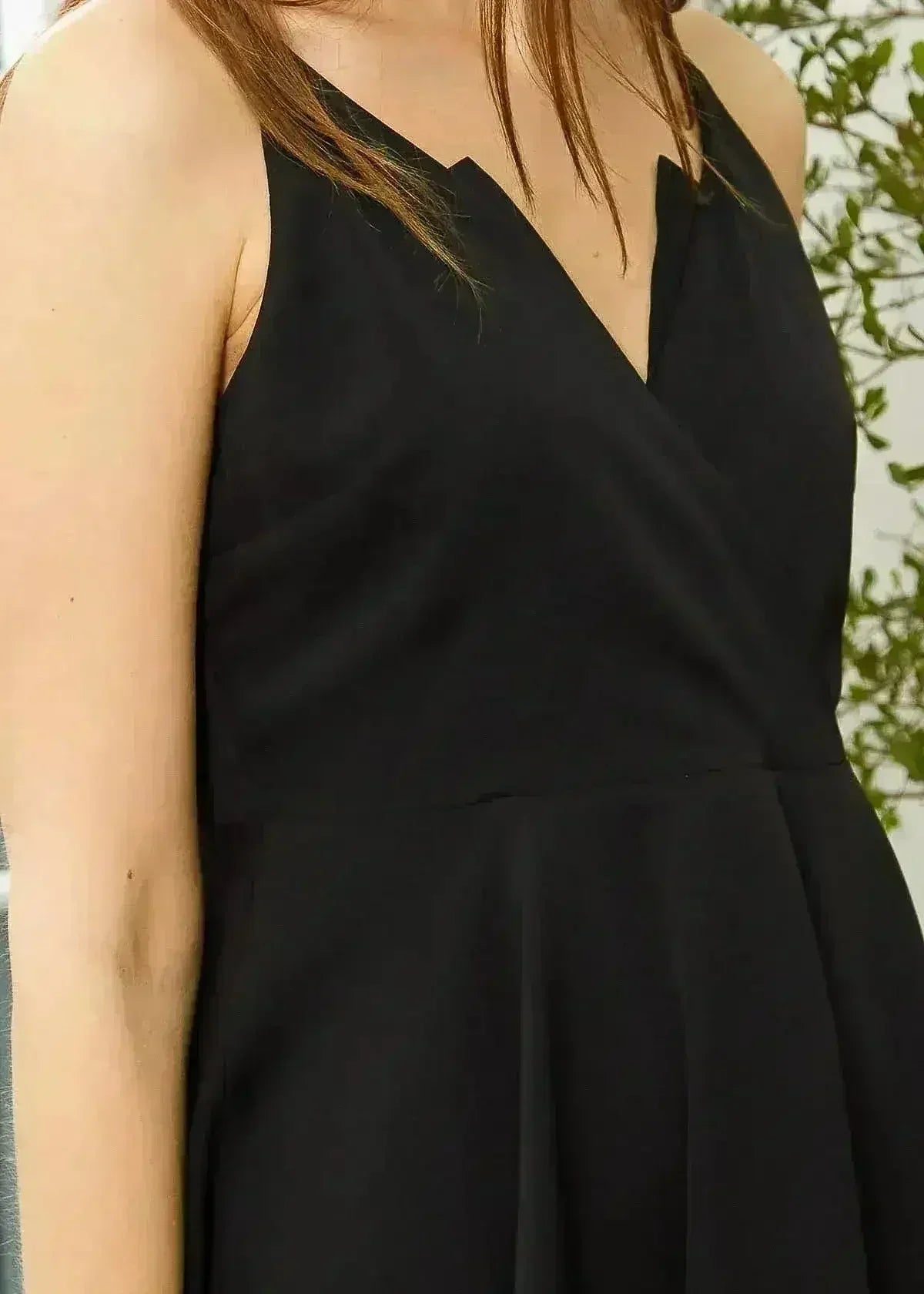Women's V-Neck Spaghetti Strap Cocktail Dress