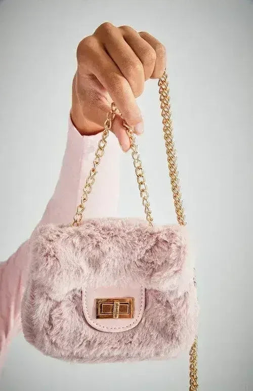 Vegan Fur Micro Bag - Convertible Mini Purse | Femstylo