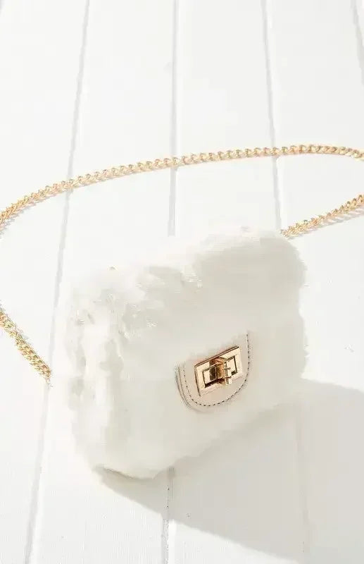 Vegan Fur Micro Bag - Convertible Mini Purse | Femstylo