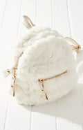 Vegan Fur Mini Backpack - Quilted Eco Bag | Femstylo