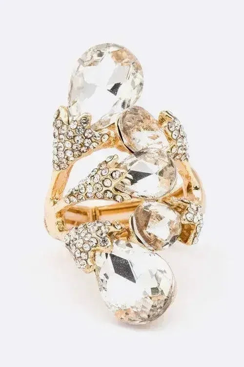 Crystal Iconic Stretch Ring