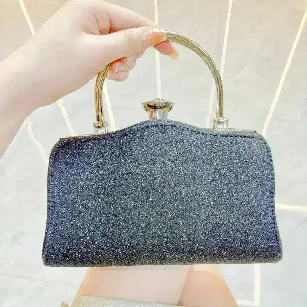 Diamond Inlaid Clutch - Convertible Evening Bag | Femstylo