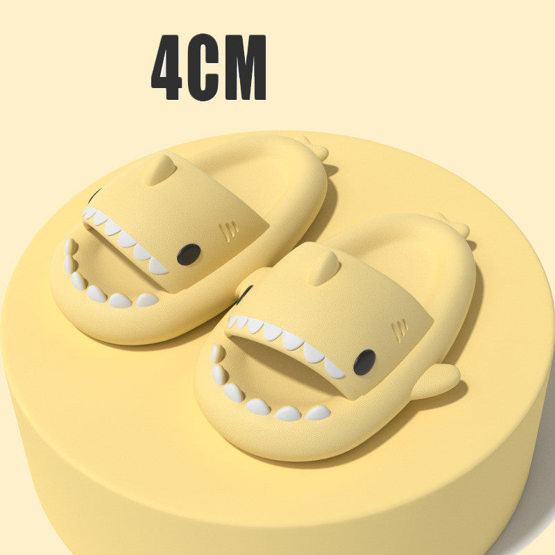 New Men and Women Summer Slippers Lovely Shark Shape Slides Outdoor Women Shoes Flip Flops Lightweight Open Toe Beach Pool Slides Sandals Shark Shower Slipper