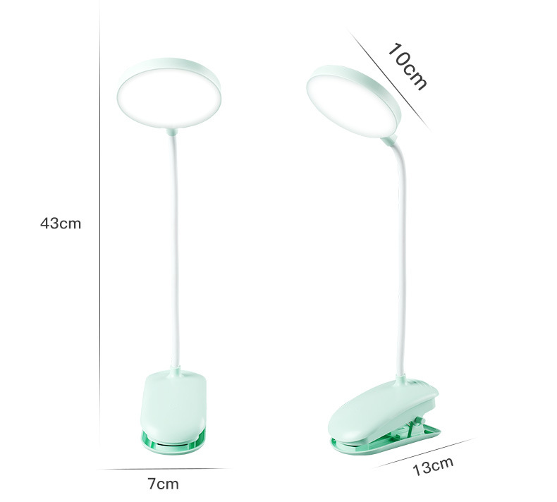 Bright LED Table Lamp Study Desk Reading Book Lamp Eye-care Bedside Bedroom Battery Desk Light For Student Office LED Stand Decorative Table Lamp Cute Study Lamps for Bedroom Décor