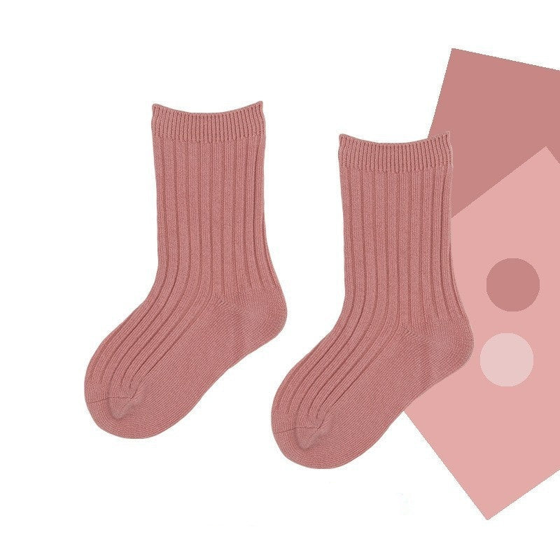 Baby Toddler Cotton Solid Color Short Newborn Casual Comfortable Socks For Kids Boys And Girl