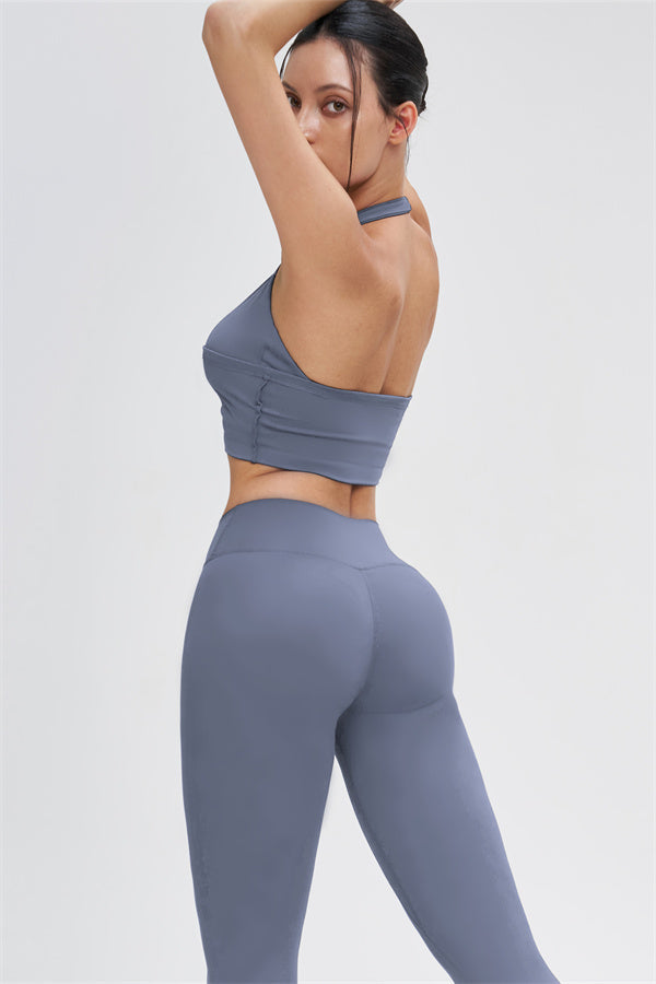 The Stride Crop Top Isabella Leggings 2-Piece Set