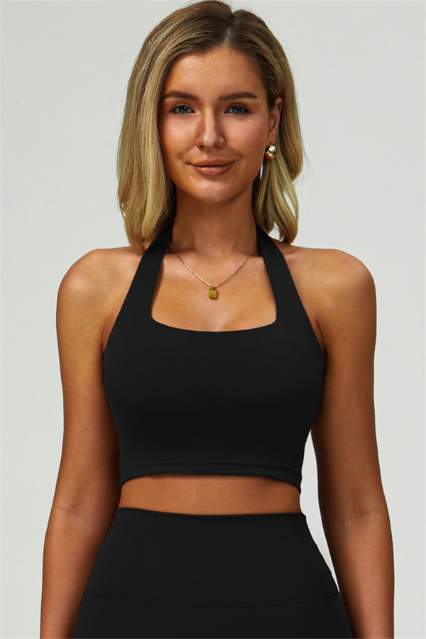 The Seraphine Halter Crop Top Shorts 2-Piece Set