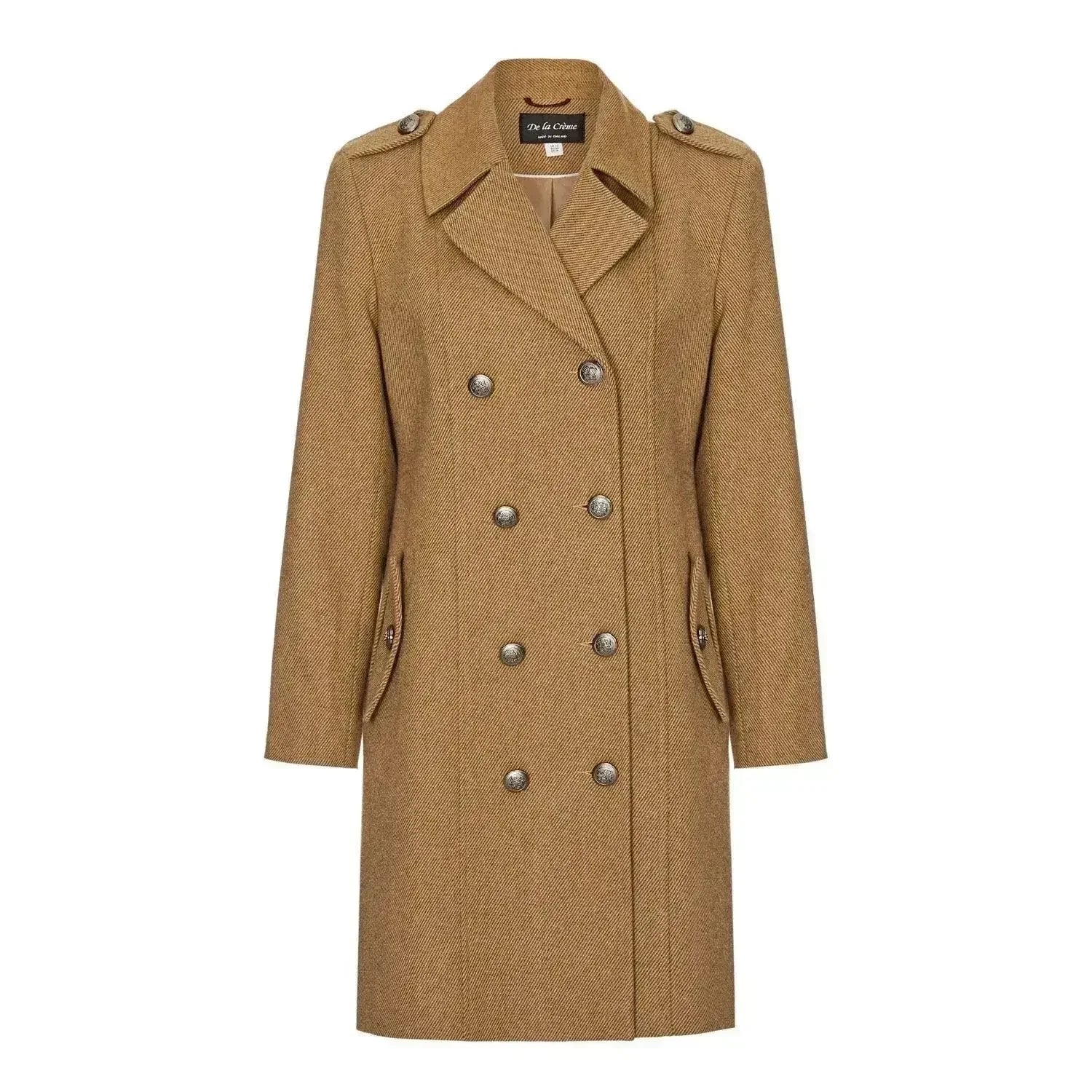 Double Breasted Twill Military Coat (1908)