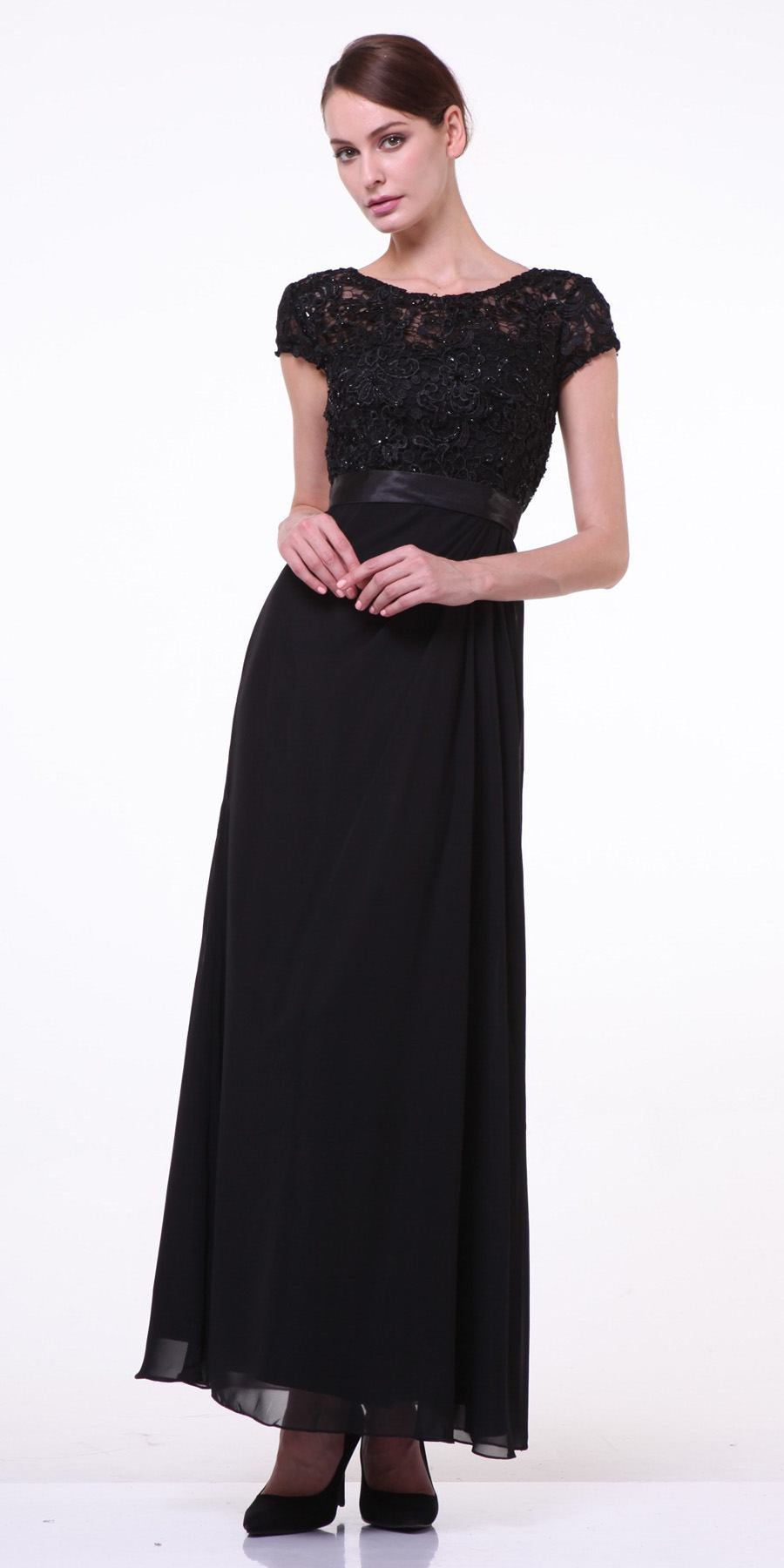 CLEARANCE - Cinderella Divine 1922 Long Dress Short Sleeve (Size 4XL)