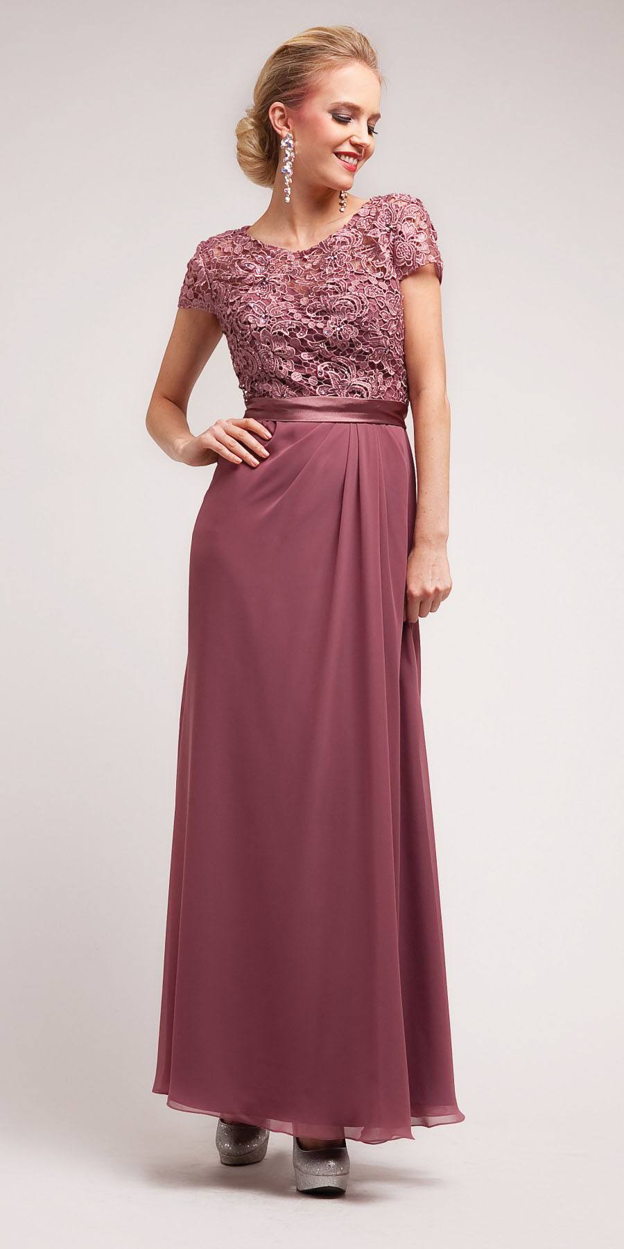 CLEARANCE - Cinderella Divine 1922 Long Dress Short Sleeve (Size 4XL)