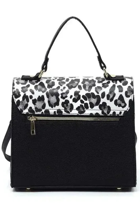 Vegan Leather Satchel - Top Handle Crossbody Bag | Femstylo