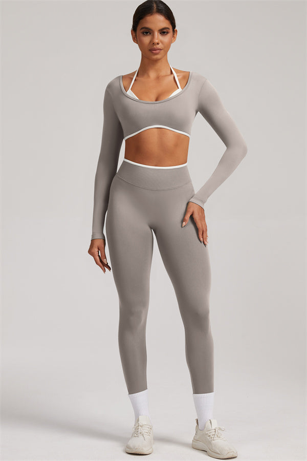 The Elevate New Long Sleeve Crop top