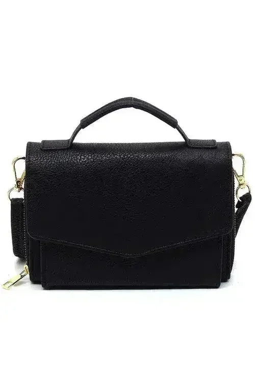 Vegan Leather Crossbody Bag - Compact Phone Organizer | Femstylo