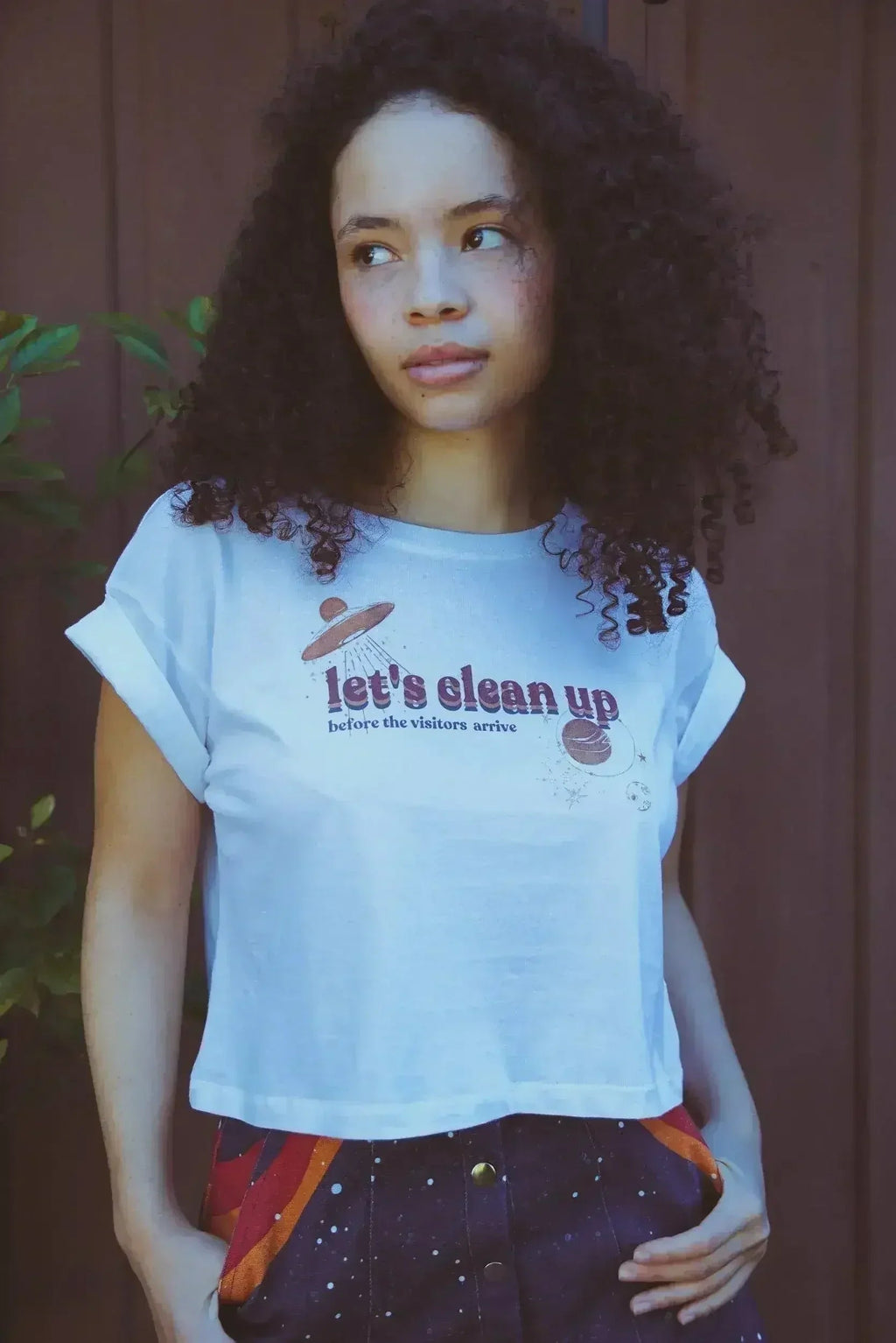 Let's Clean Up Crop-top