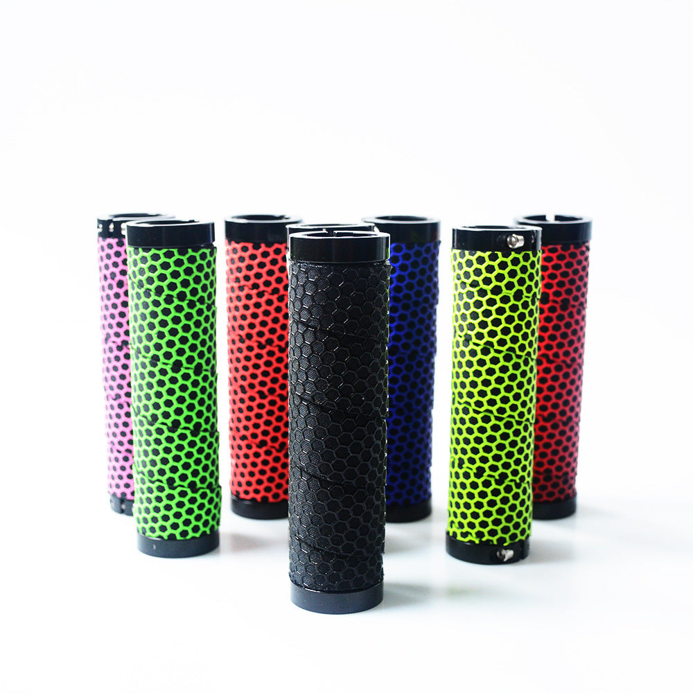 Bicycle Eco Grips Anti-Skid Bar End Comfy Hand Feel Road Cycling Handlebar Cover Grips Double Lock On Bicycle Handlebar Soft Non-Slip Locking Bike Grips Comfortable And Shock Absorption For Mountain Beach Cruiser Scooter Folding Bike