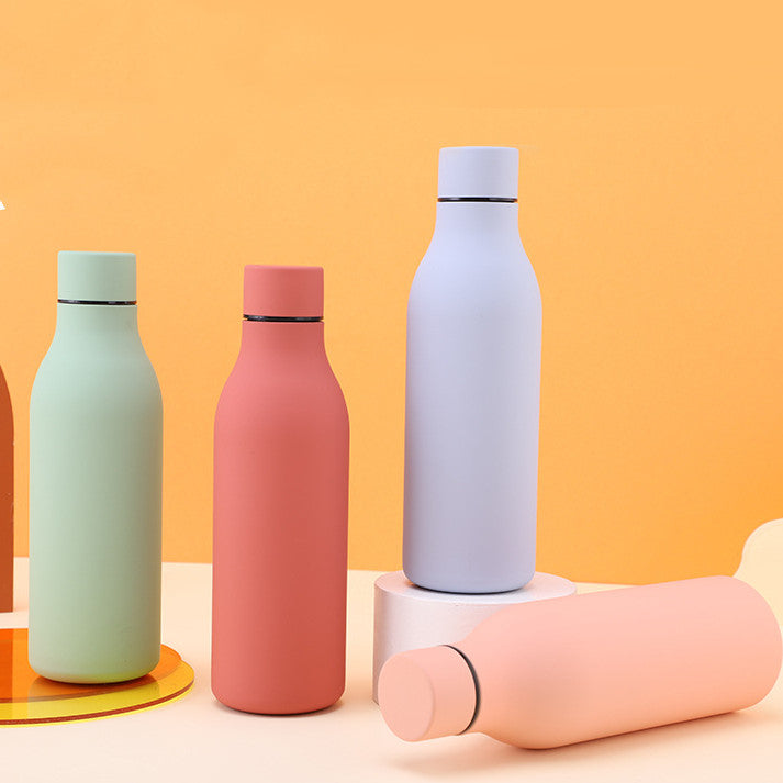 Original Stainless Steel Thermal Tea Cup Coffee Thermos Water Bottle Keeps Cold And Heat Outdoor Sport Vacuum Flask Eco Friendly Recycled Water Bottle Plastic Bottles Leakproof Reusable and BPA Free
