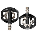 Black nylon DU + bearing Mountain Clipless Bike Bicycle Cycling Pedals Cleats Pedal Bicycle Bike Pedals Road Bicycle Pedals Cleats Set Clipless Pedals Compatible With Mountain BIkes