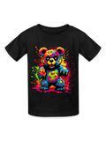 Boys Colorful Teddy Bear Short Sleeve T-Shirt