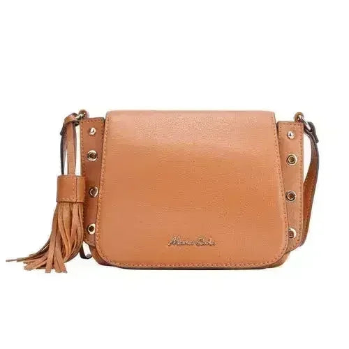 Maria Carla Woman's Fashion Luxury Leather Handbag-Small Purse, Smooth