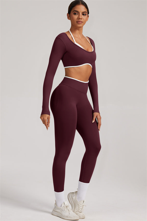 The Elevate Long Sleeve Crop top