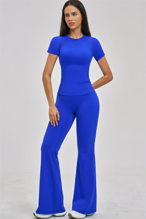 The Zenith T-shirt Flared Leggings 2-Piece Set